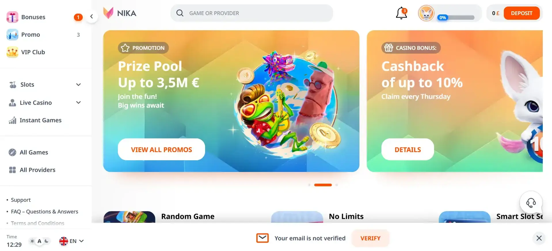 Nika Casino Nederland image 2